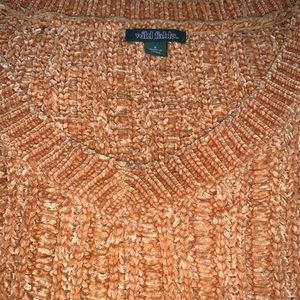 Target cropped knitted sweater